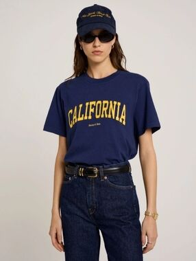 Sporty & Rich California Cotton Graphic Tee XS NWT